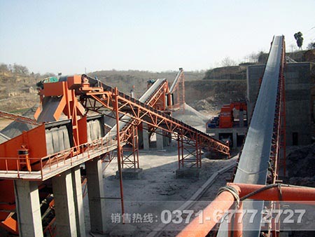 青石破碎生產(chǎn)線，全流程