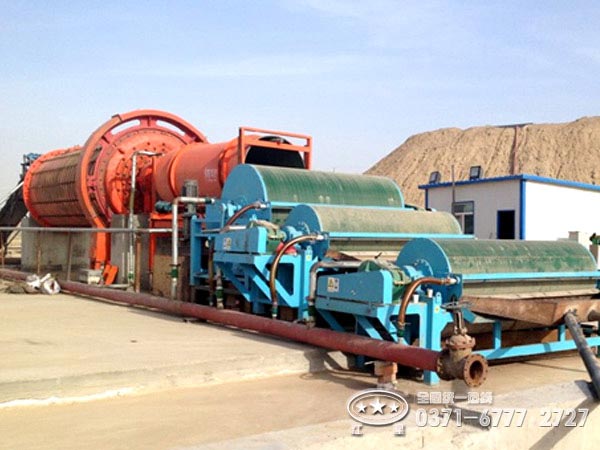 磁選生產(chǎn)線——磁選法、磁選設(shè)備、磁選工藝流程