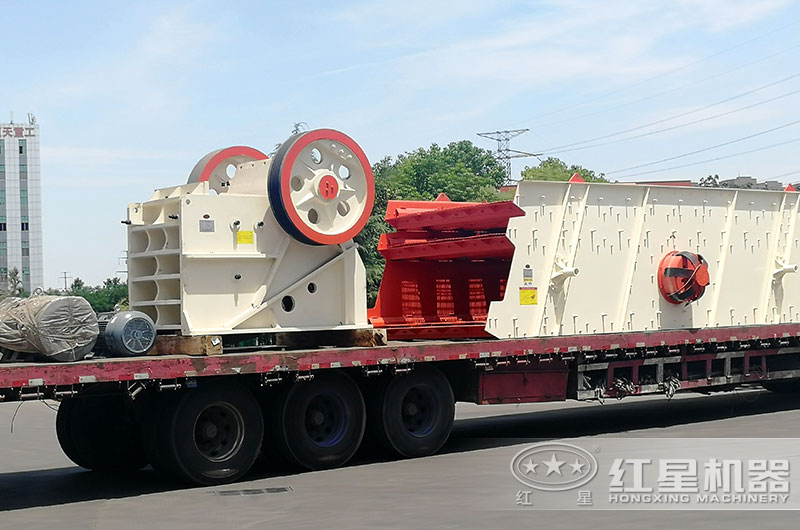 時(shí)產(chǎn)80噸破碎機(jī)裝車發(fā)貨現(xiàn)場(chǎng)