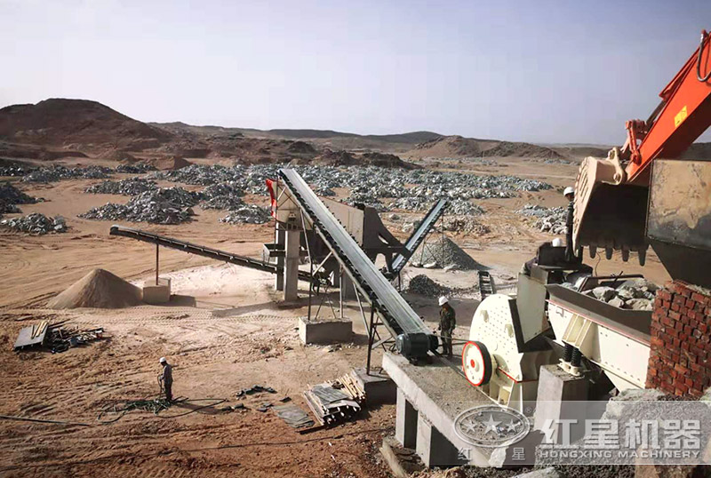 石灰石破碎生產(chǎn)線(錘破單機作業(yè)) 石灰石破碎生產(chǎn)線(錘破單機作業(yè))