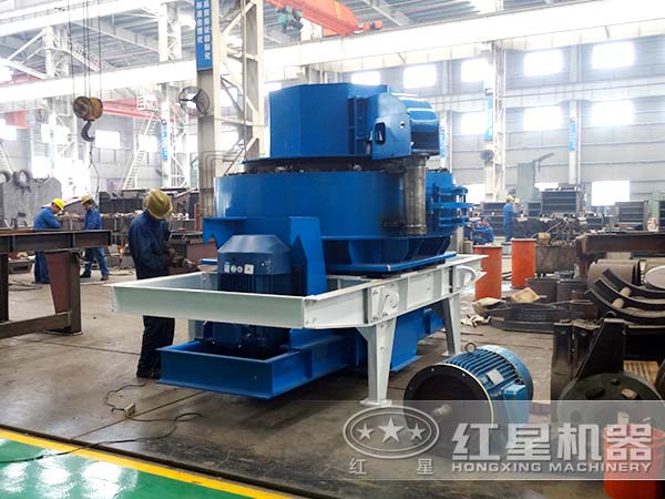 山石制沙機(jī)生產(chǎn)車間