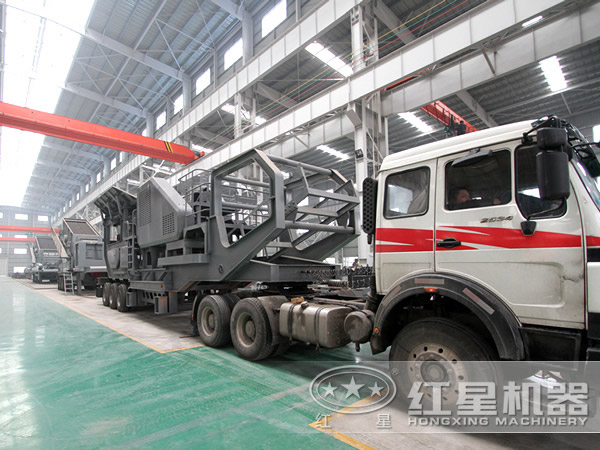 打進重慶，紅星兩臺移動破碎站于重慶成功投產(chǎn)