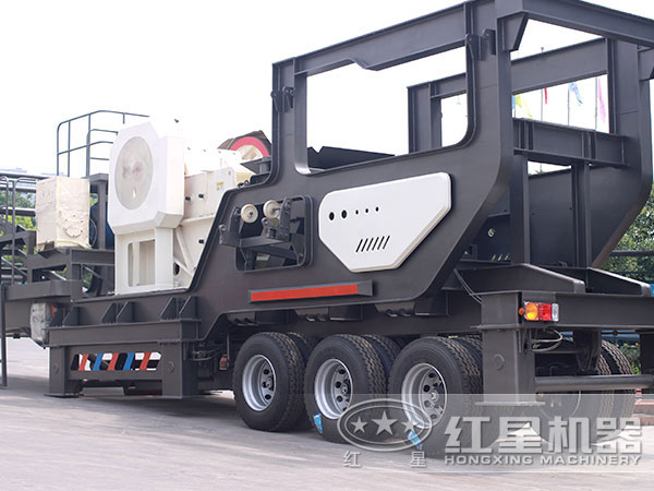 自行式石子破碎機，車載移動就是方便