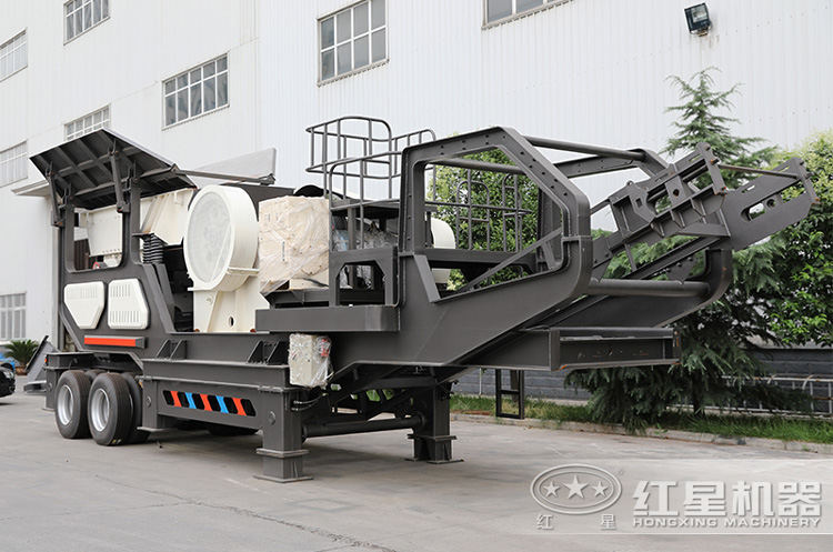 小型移動(dòng)磕石機(jī)多少錢(qián)？日產(chǎn)能達(dá)到百?lài)嵰陨蠁? title=