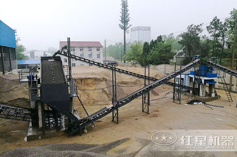 傳統(tǒng)砂石制砂客戶現場