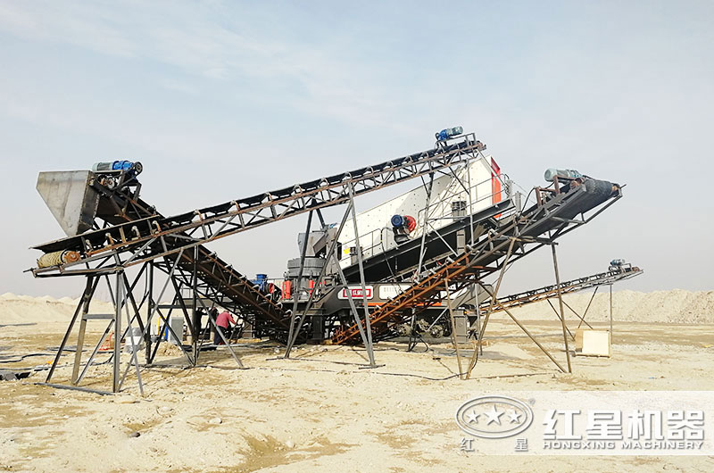 鋼筋混凝土破碎用什么機器？建筑垃圾移動破碎站剛剛好