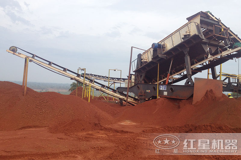 移動(dòng)打石粉機(jī)器生產(chǎn)現(xiàn)場