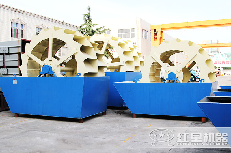 一天能洗3000噸的3020輪斗式洗砂機(jī)，以高產(chǎn)威震四方