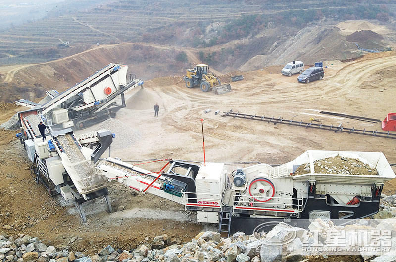 移動(dòng)磕石一體機(jī)器價(jià)格是多少，哪里有賣？