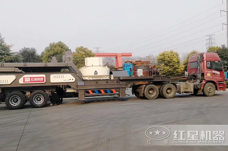 紅星移動制沙機啟程發(fā)往江蘇地區(qū)