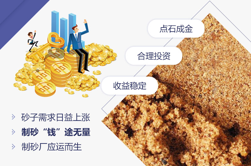 石頭制砂低投資，高收益