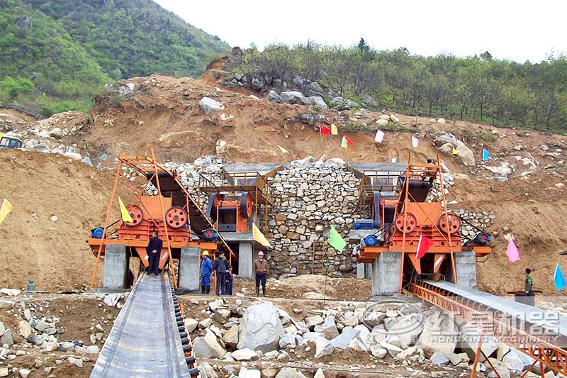 廢棄混凝土再生石子線多少錢一套？鋪路石子一立方價(jià)格多少？