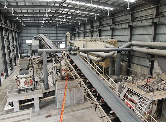 江蘇淮陰區(qū)建筑垃圾資源化處理生產線